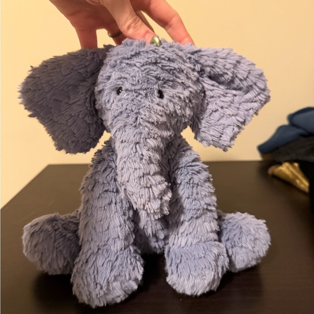 Jellycat Plush Blue Elephant Stuffed Animal